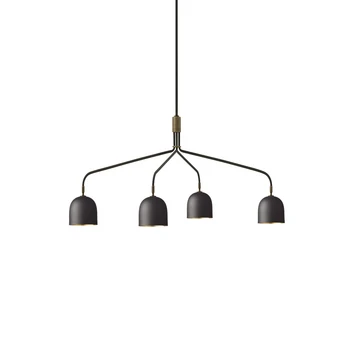 Howard 4 Chandelier Long Gunmetal - GUBI