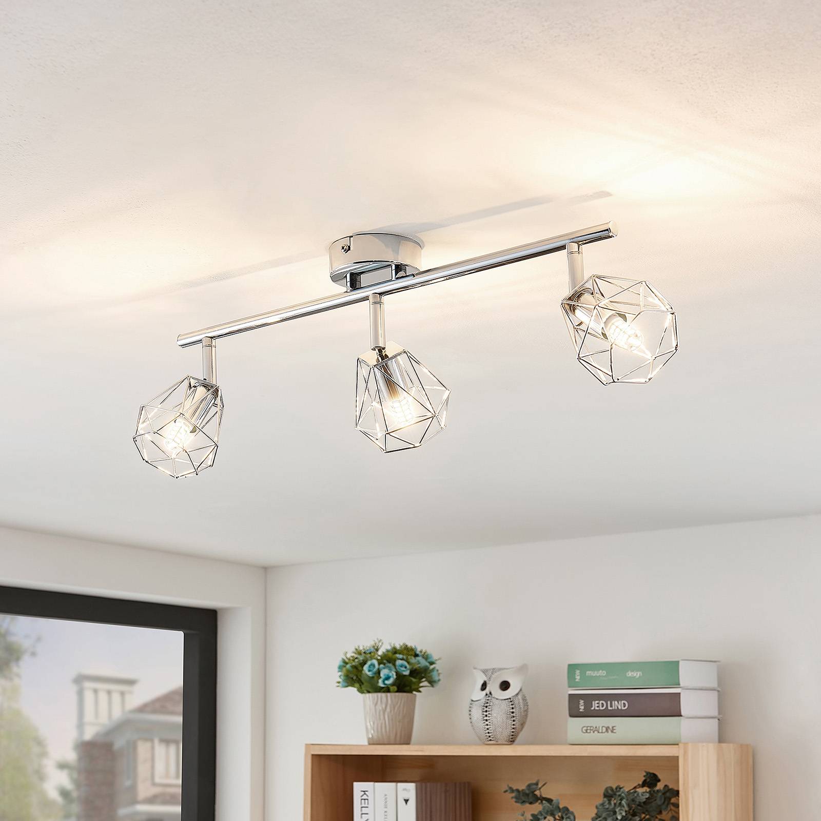 Lindby Giada spot pour plafond LED à 3 lampes