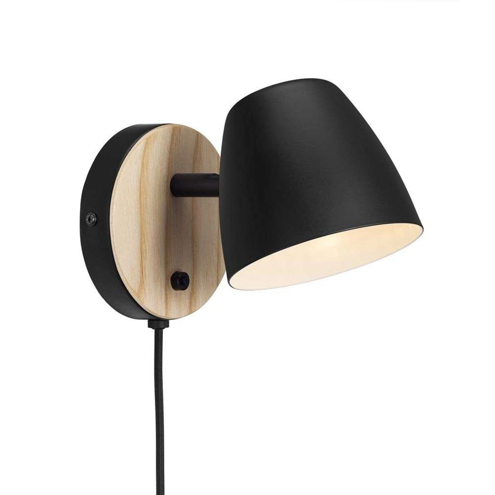 Theo Aplique de Pared Black - Nordlux