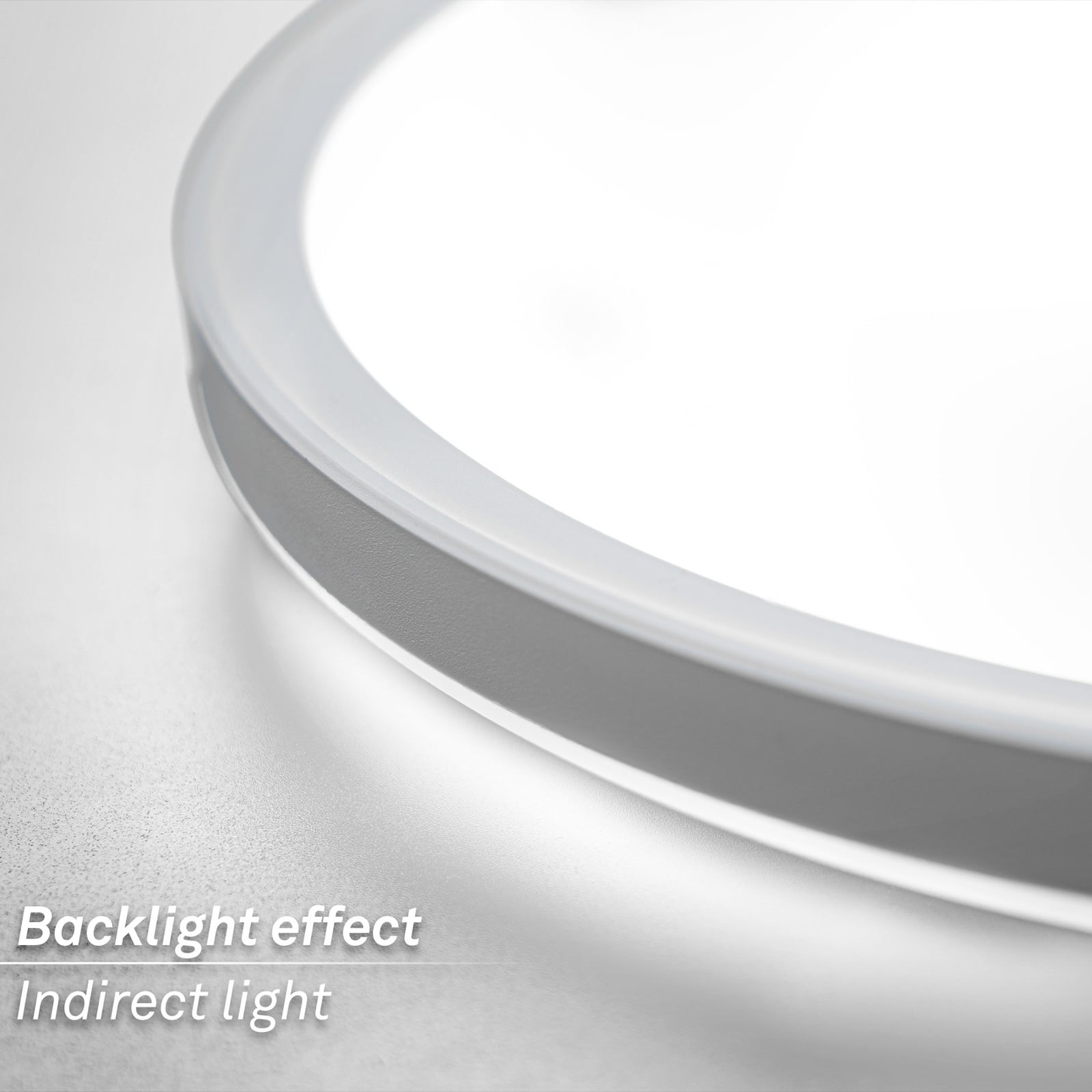 Plafonnier LED Tava A, CCT, Ø 29 cm, blanc, télécommande