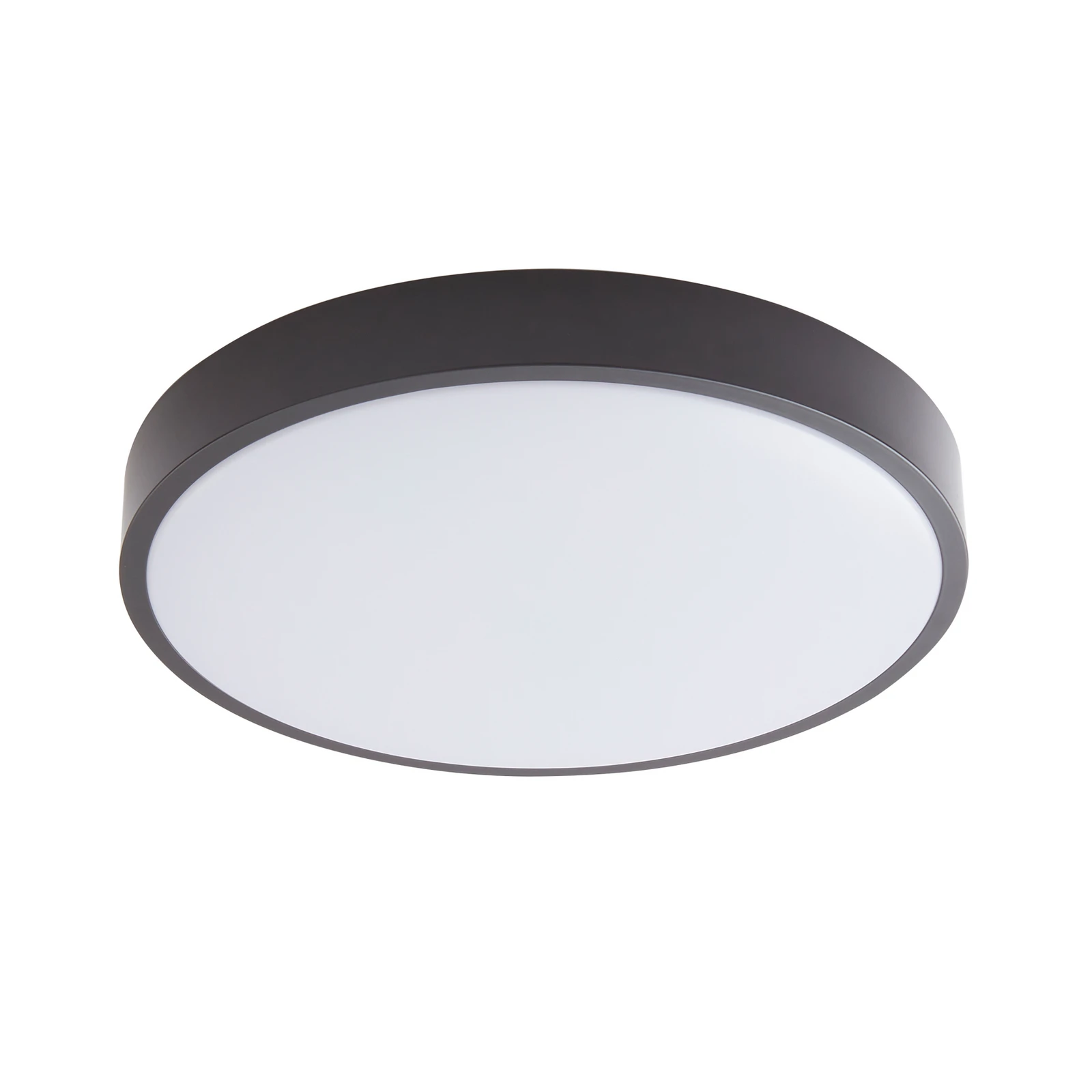 Lindby Smart LED-es mennyezeti lámpa Innes fekete 38cm RGB CCT Tuya