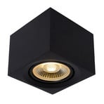 Faretto da soffitto LED Fedler angolare nero