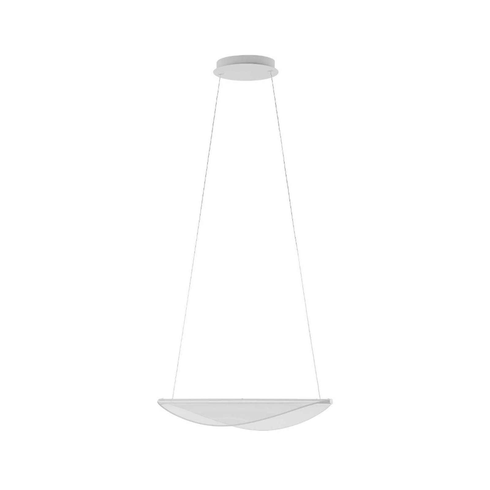 Lampada LED a sospensione Diphy, 96 cm, 1 luce, DALI-Push - Stilnovo