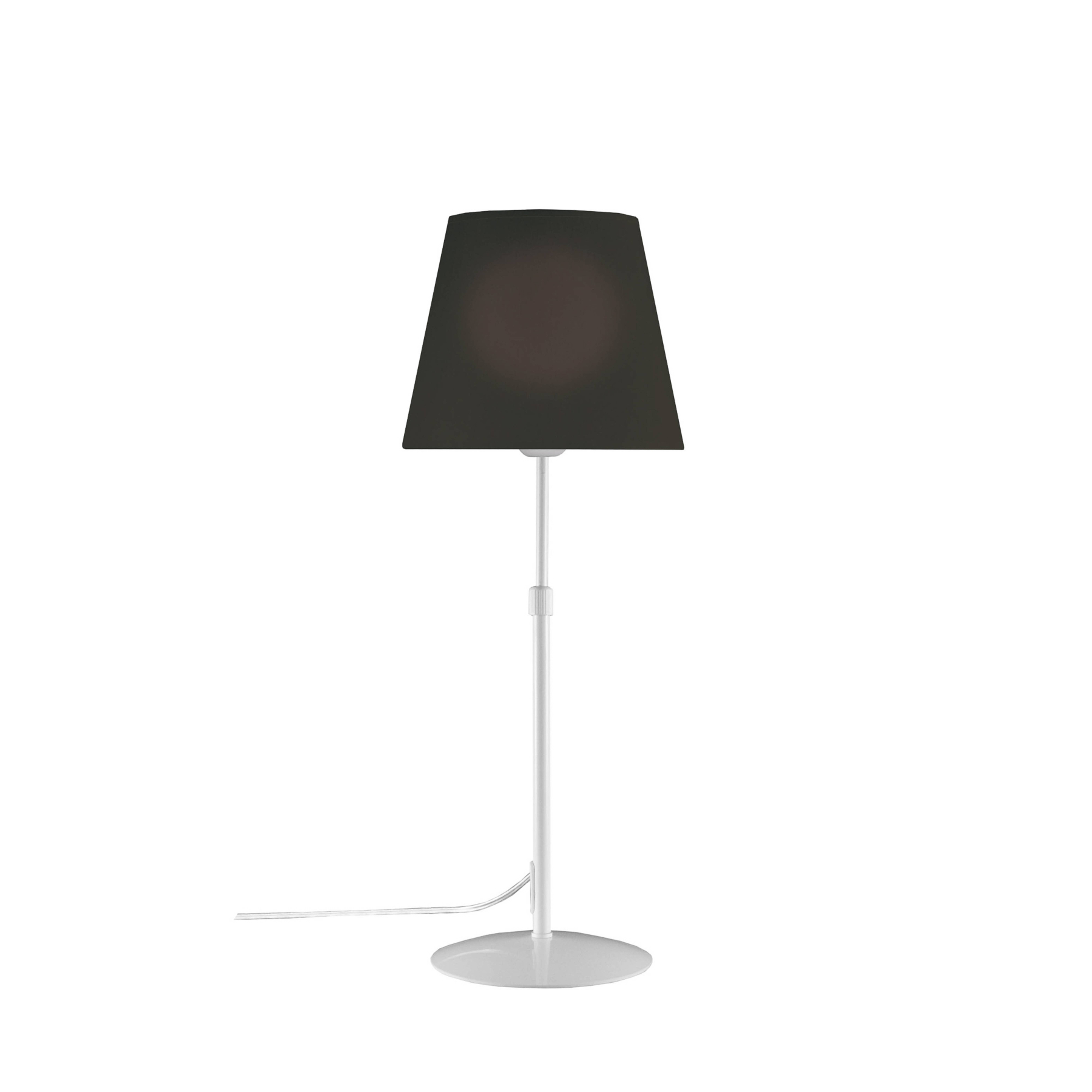Aluminor Store lámpara de mesa, blanco/negro