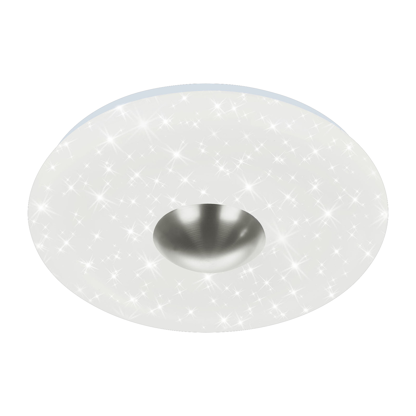 Plafón LED Nalu, diseño de estrellas, Ø 38 cm