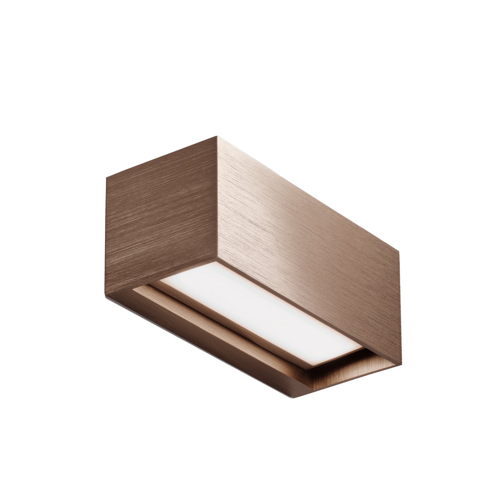 Aplique de pared LED Linea W1 oro rosa 15 cm CCT, IP54 - Light-Point