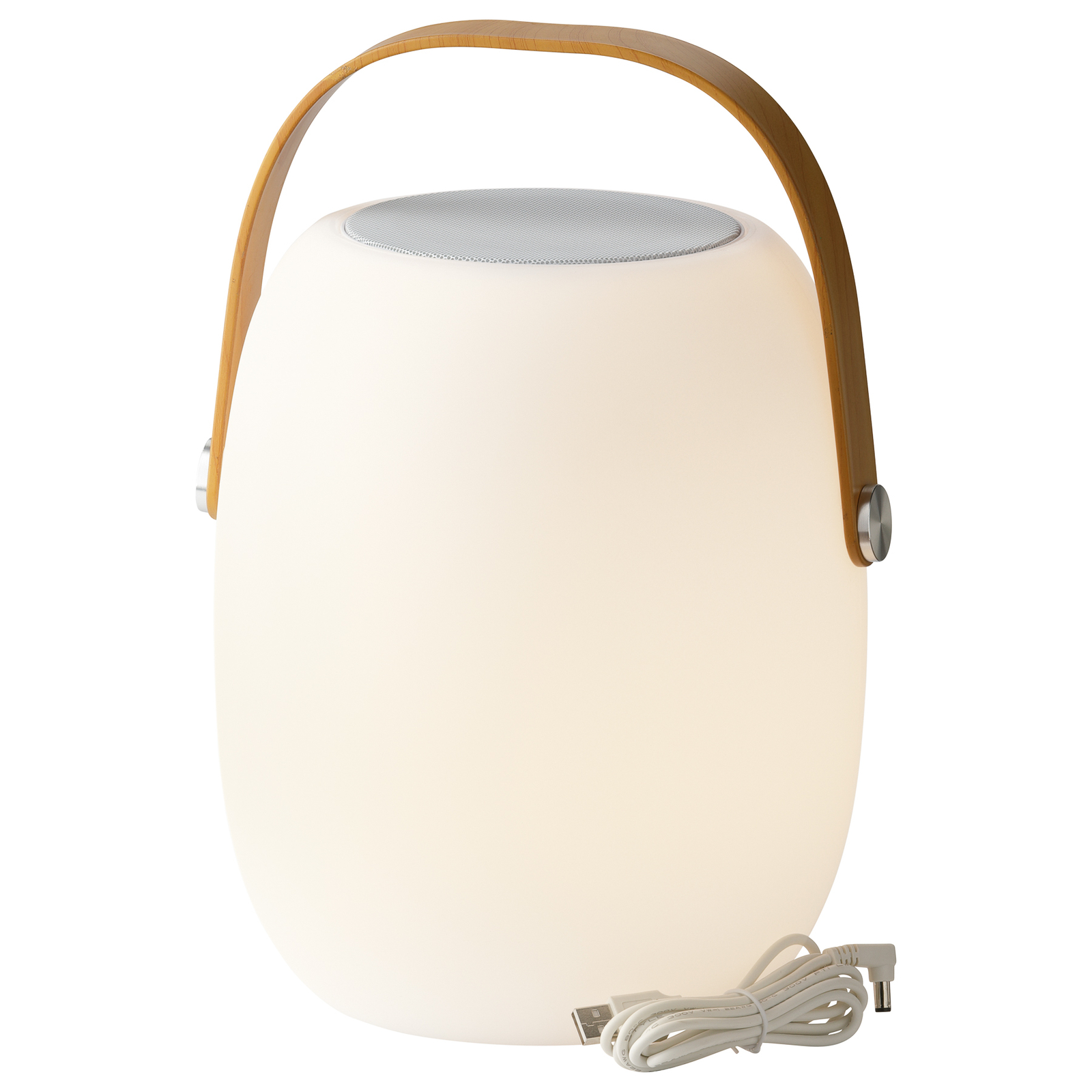 Lampa stołowa LED 895196 z głośnikiem, ciepła biel