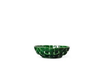Plait Schale Ø30 Emerald Grün - Ferm Living