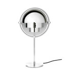 GUBI Tischleuchte Multi-Lite, Höhe 50 cm, Gestell chrom