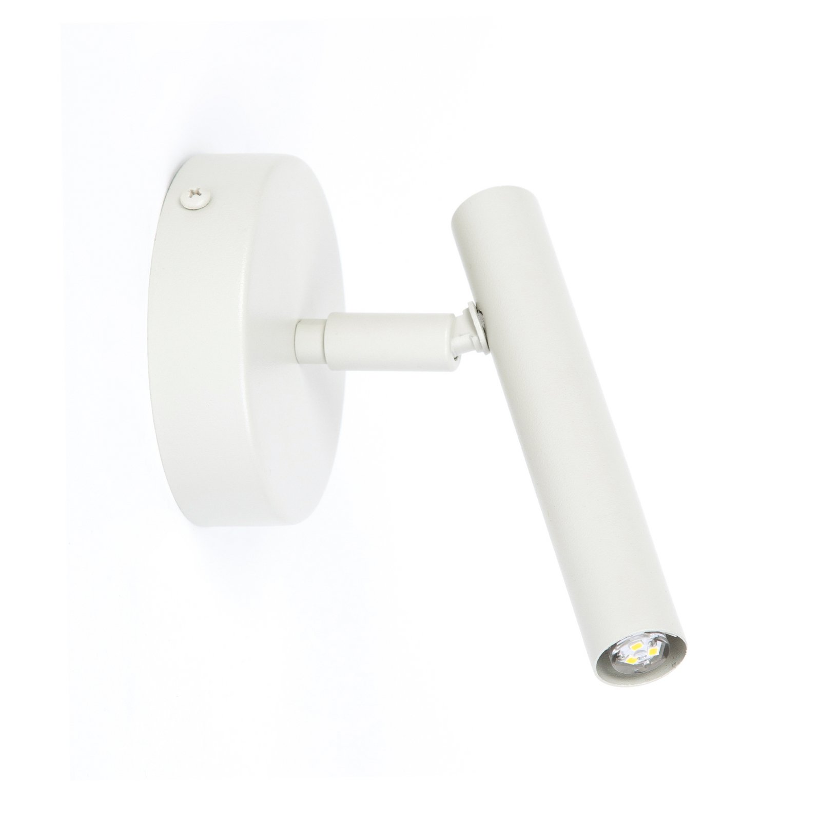 Sopel wall light, taupe, 1-bulb, steel, G9, height 15 cm 