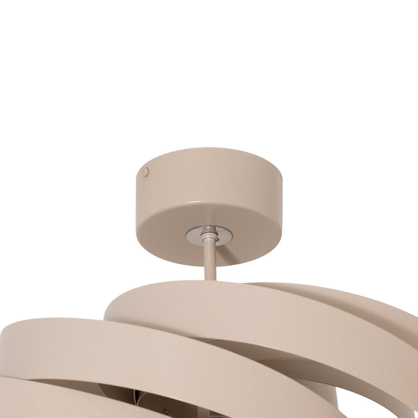 Plafoniera Vento, beige, Ø 50 cm