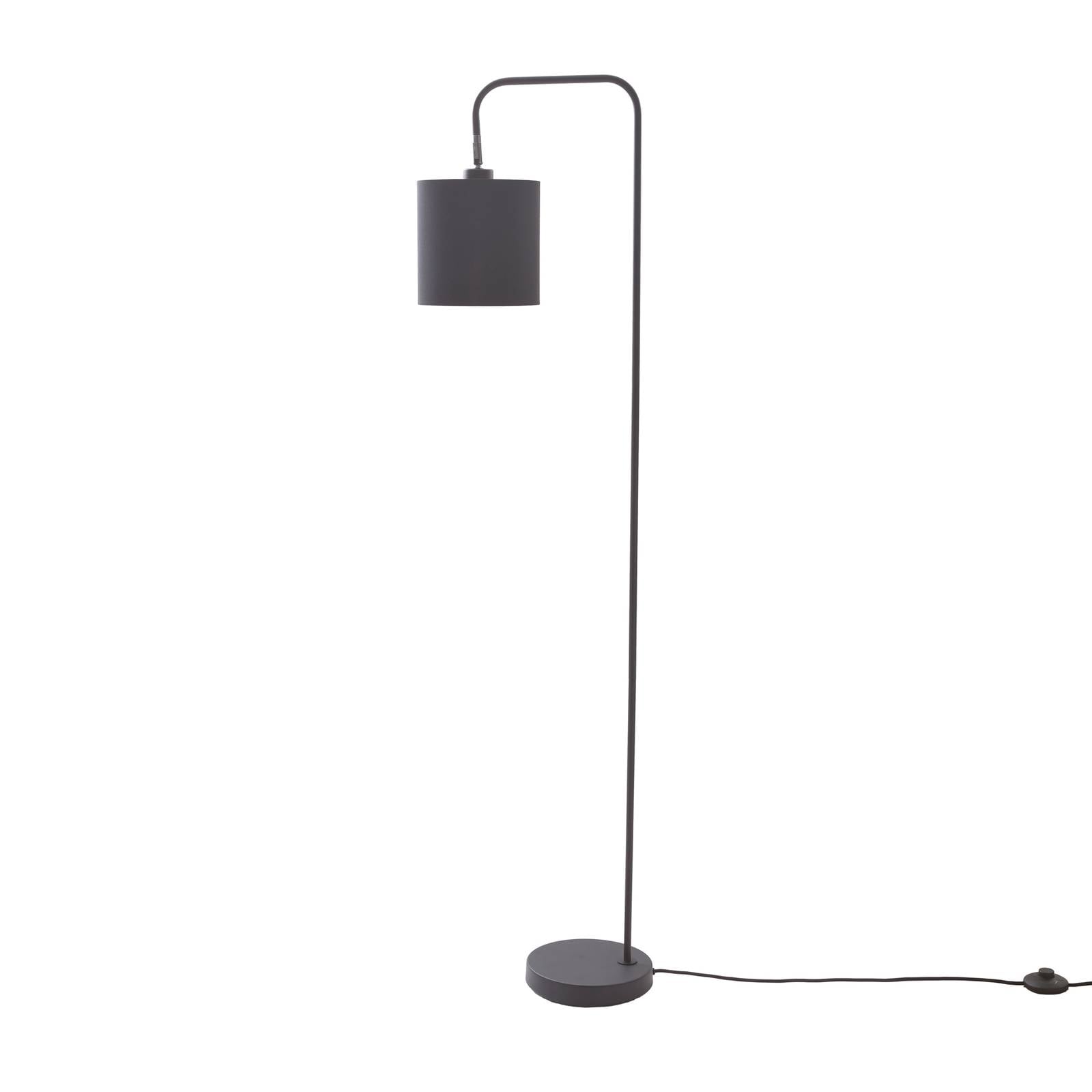 Lindby Hinay Textil-Stehleuchte schwarz/gold