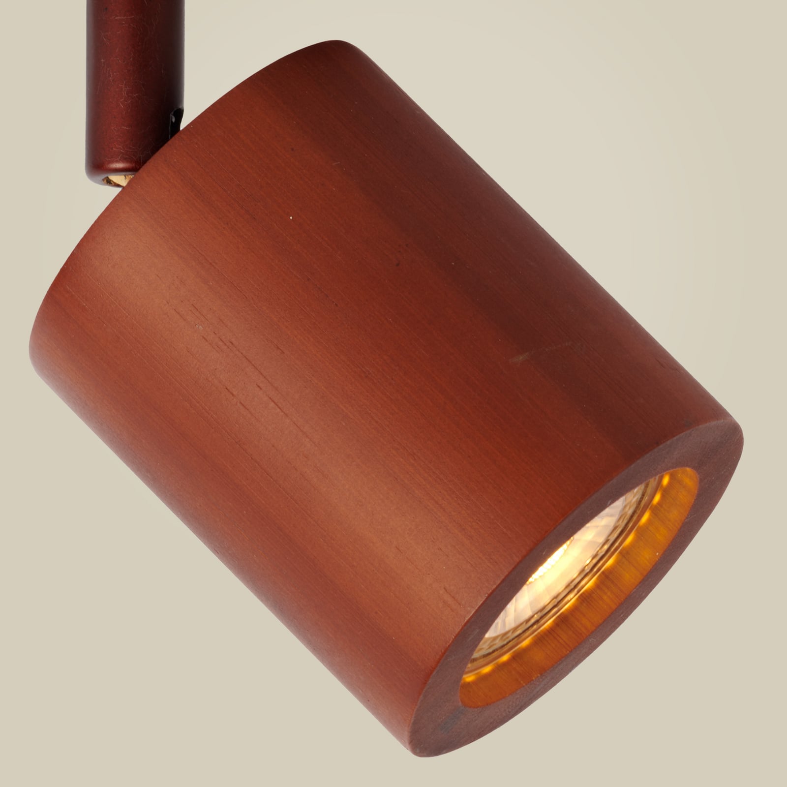 GOOD & MOJO stropní bodové světlo Java, 1-flg., hnědá, bambus