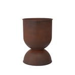 HOURGLASS Plant pot, iron rust colour, 59 cm - ferm LIVING