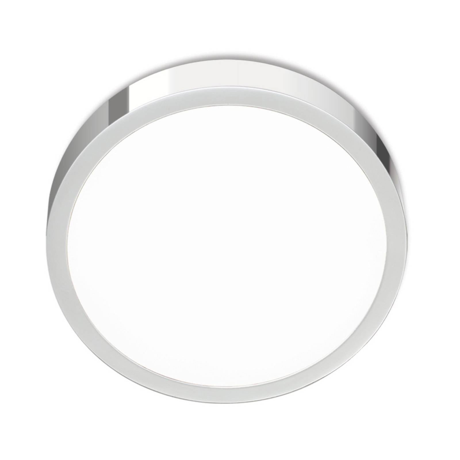 ORION LED-Deckenleuchte Bully chrom Ø 14 cm
