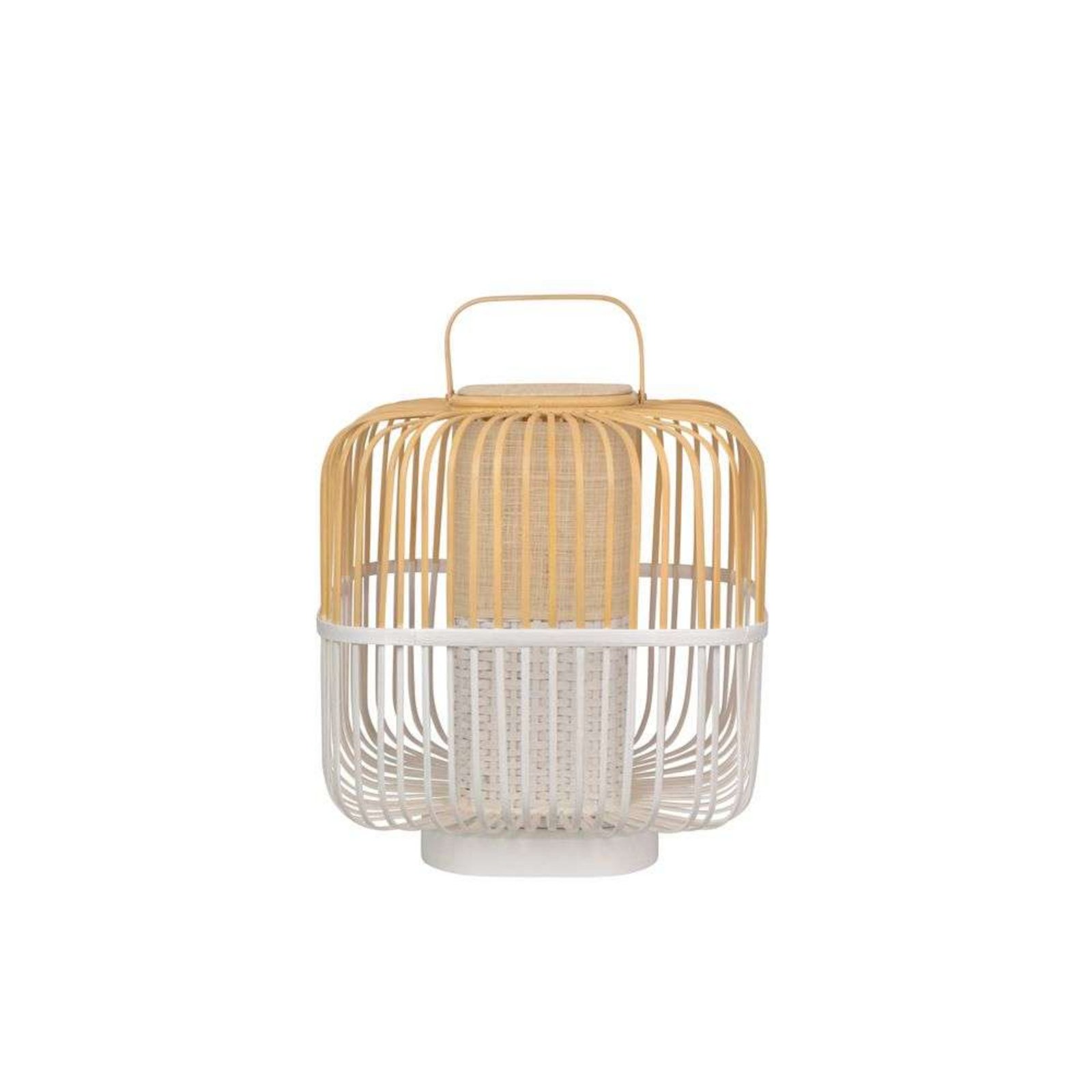 Bamboo Square Lampă de Masă M White - Forestier