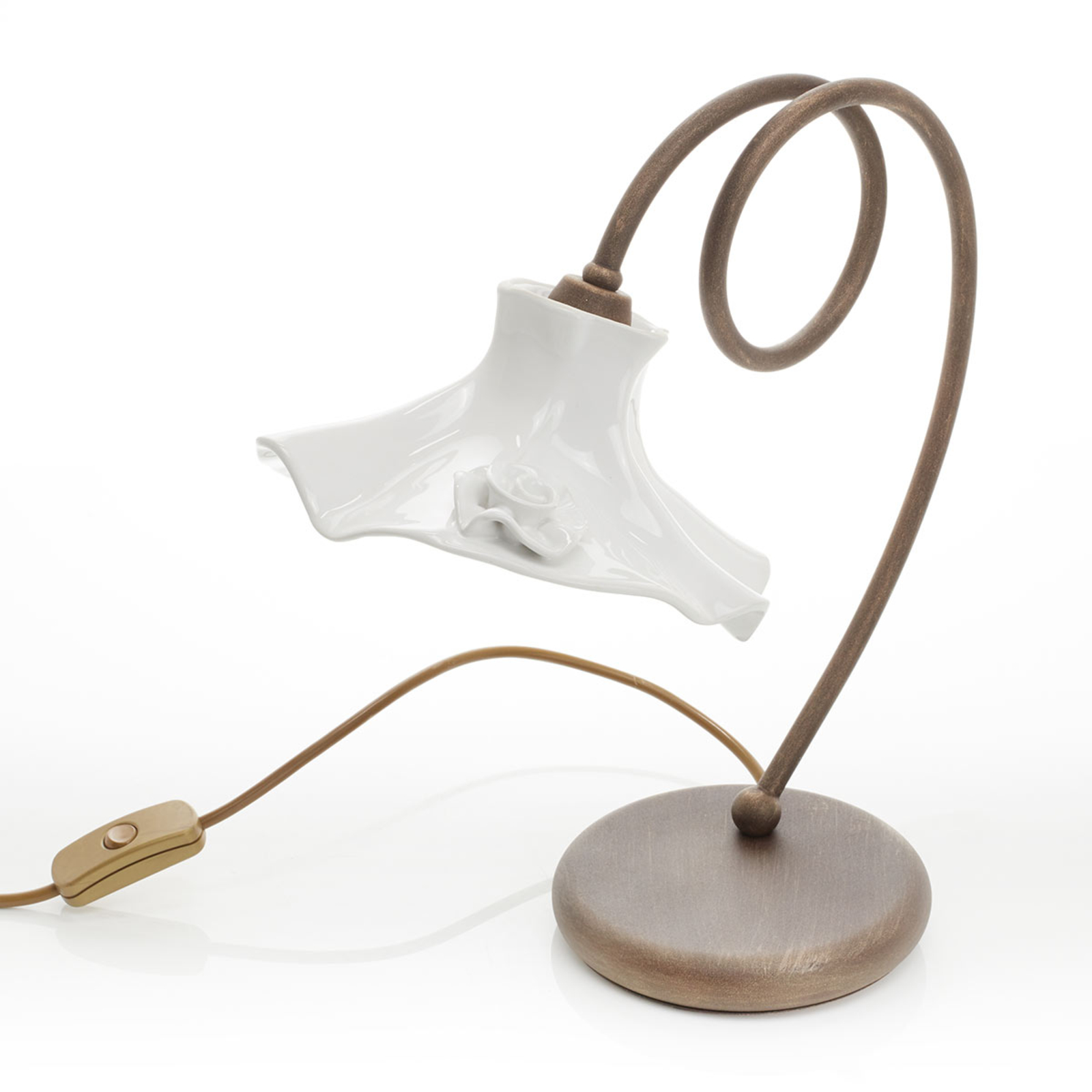 Table lamp Eleonora w. ceramic shade