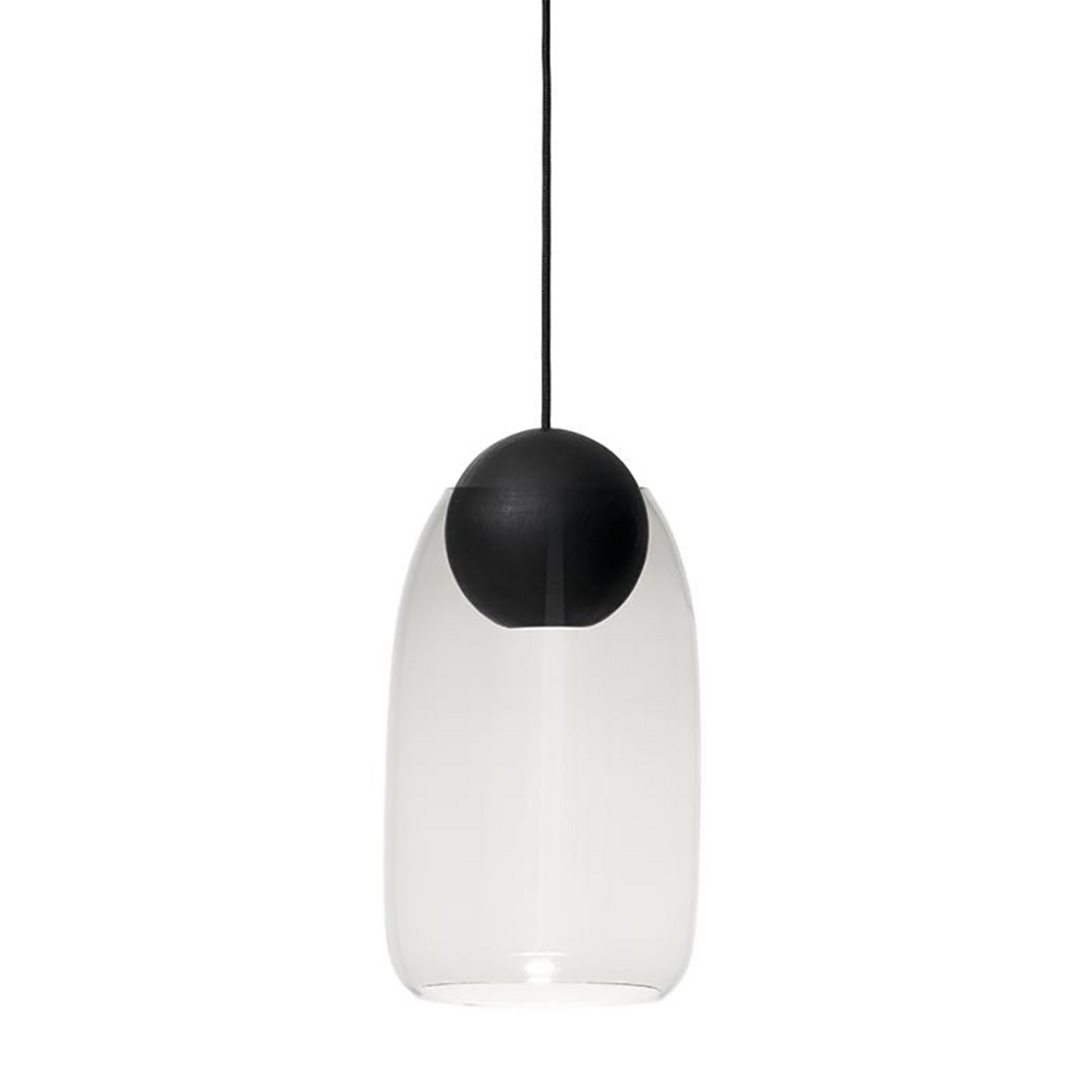 Liuku Suspension Ball Black/Transparent - Mater