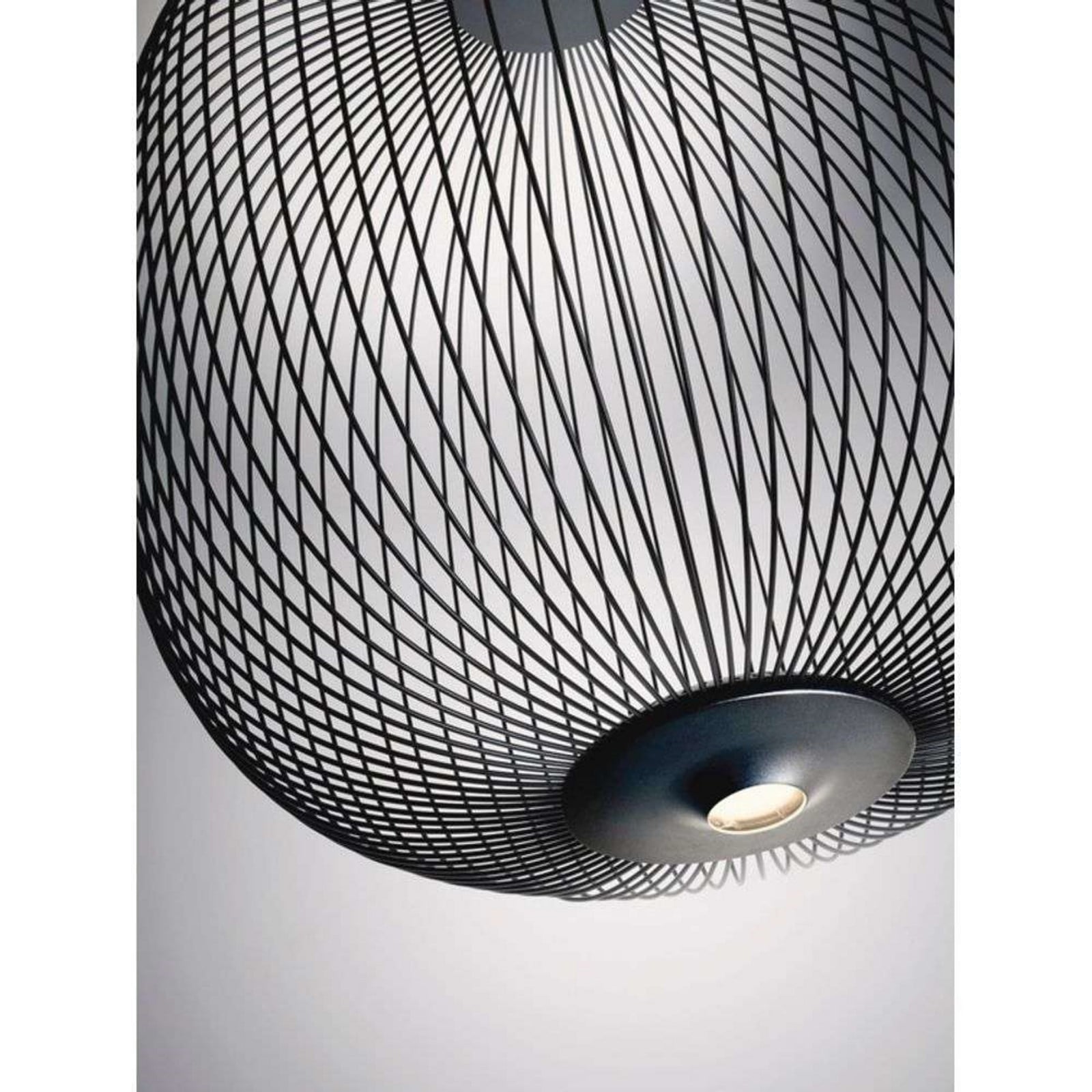 Spokes 1 LED Pendelleuchte Dimmbar Graphit Foscarini - Metall