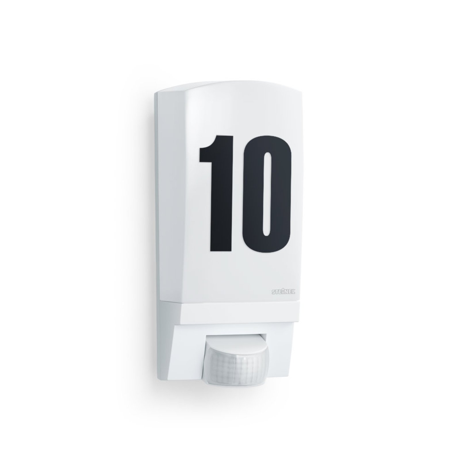 STEINEL L 1 Hausnummernleuchte mit Sensor weiß
