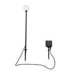 Brindley Lampe à cellule solaire w/Pointes de terre Noir - Lindby