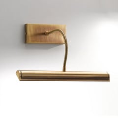 Lampada quadri LED Davide ottone anticato satinato