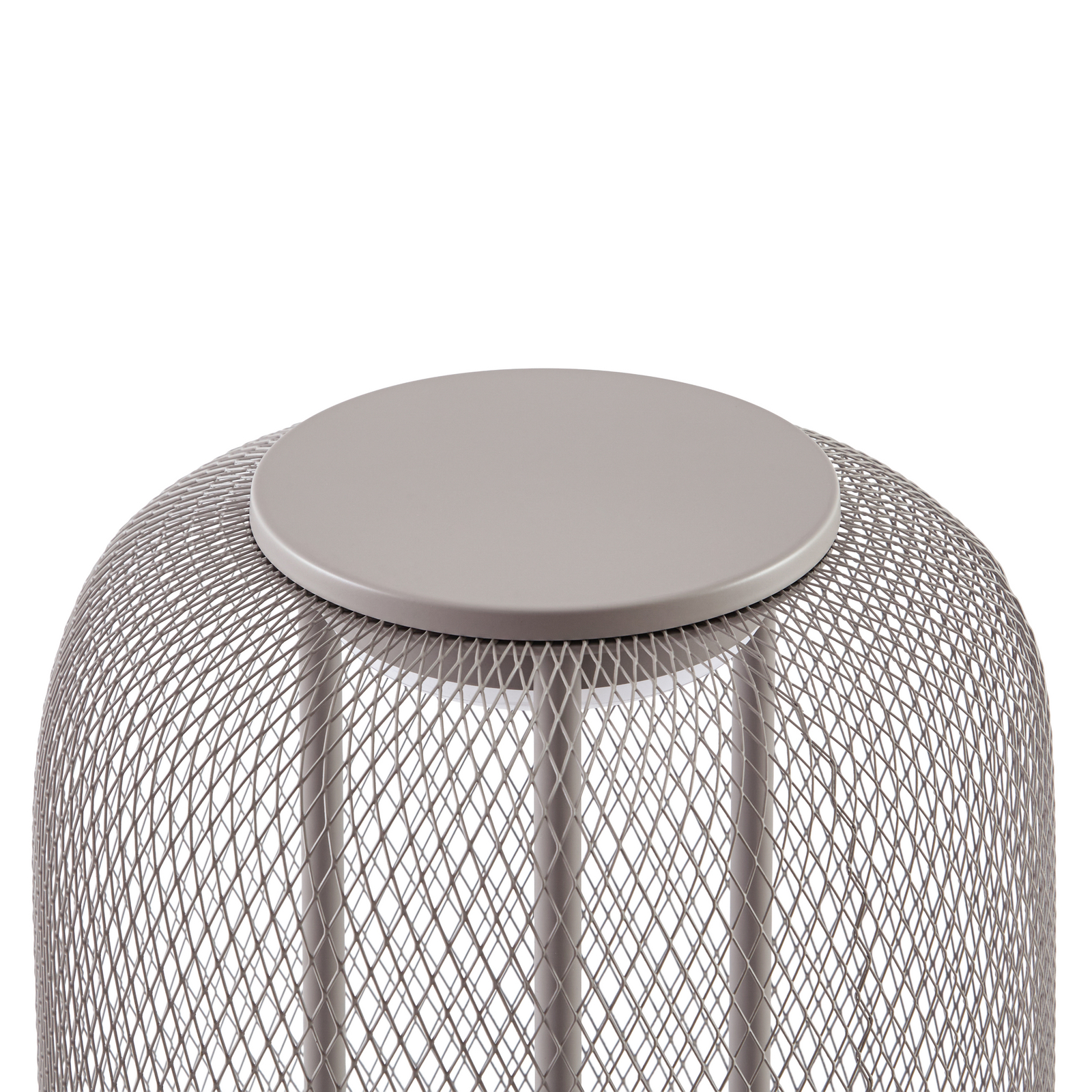 Lucande LED-lattiavalaisin Korvyn, kiviharmaa, korkeus 80 cm, IP44