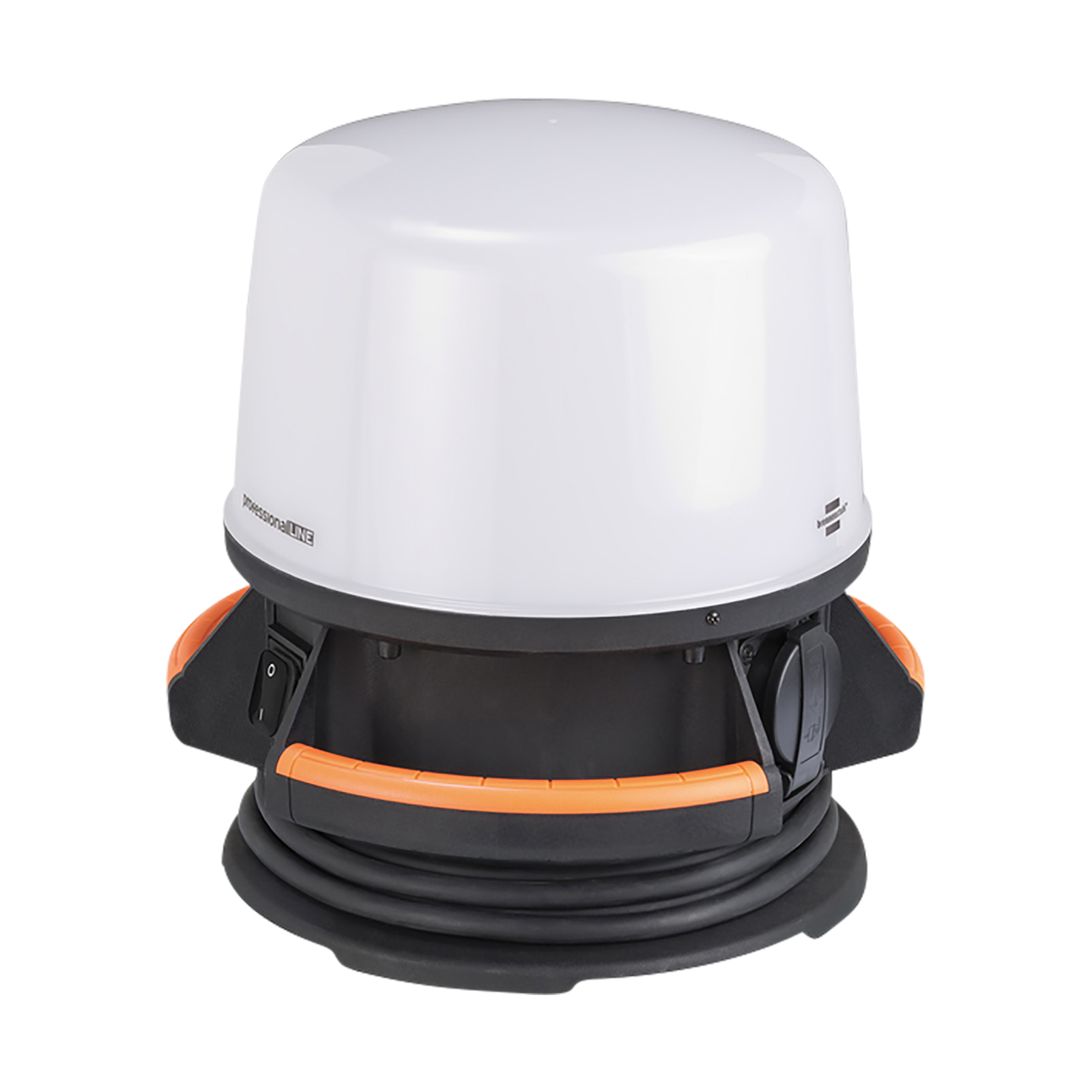 Pracovný LED reflektor ORUM 5050 M 360° + zásuvka