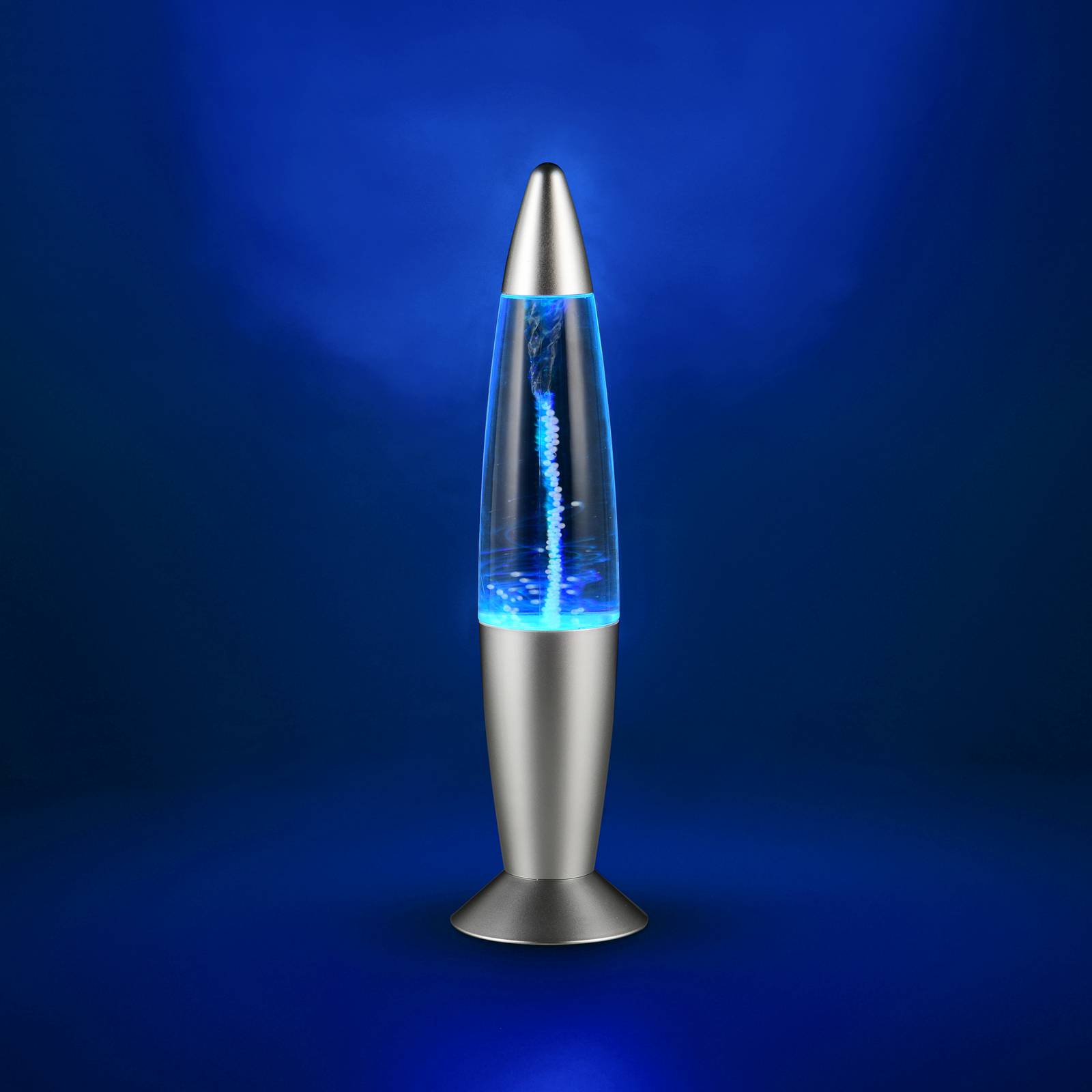 Reality Leuchten Lampe de table LED Holly, couleur titane, hauteur 35 cm, RVB, USB