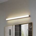 LED bathroom mirror light Philippa, angular, 88cm, aluminium