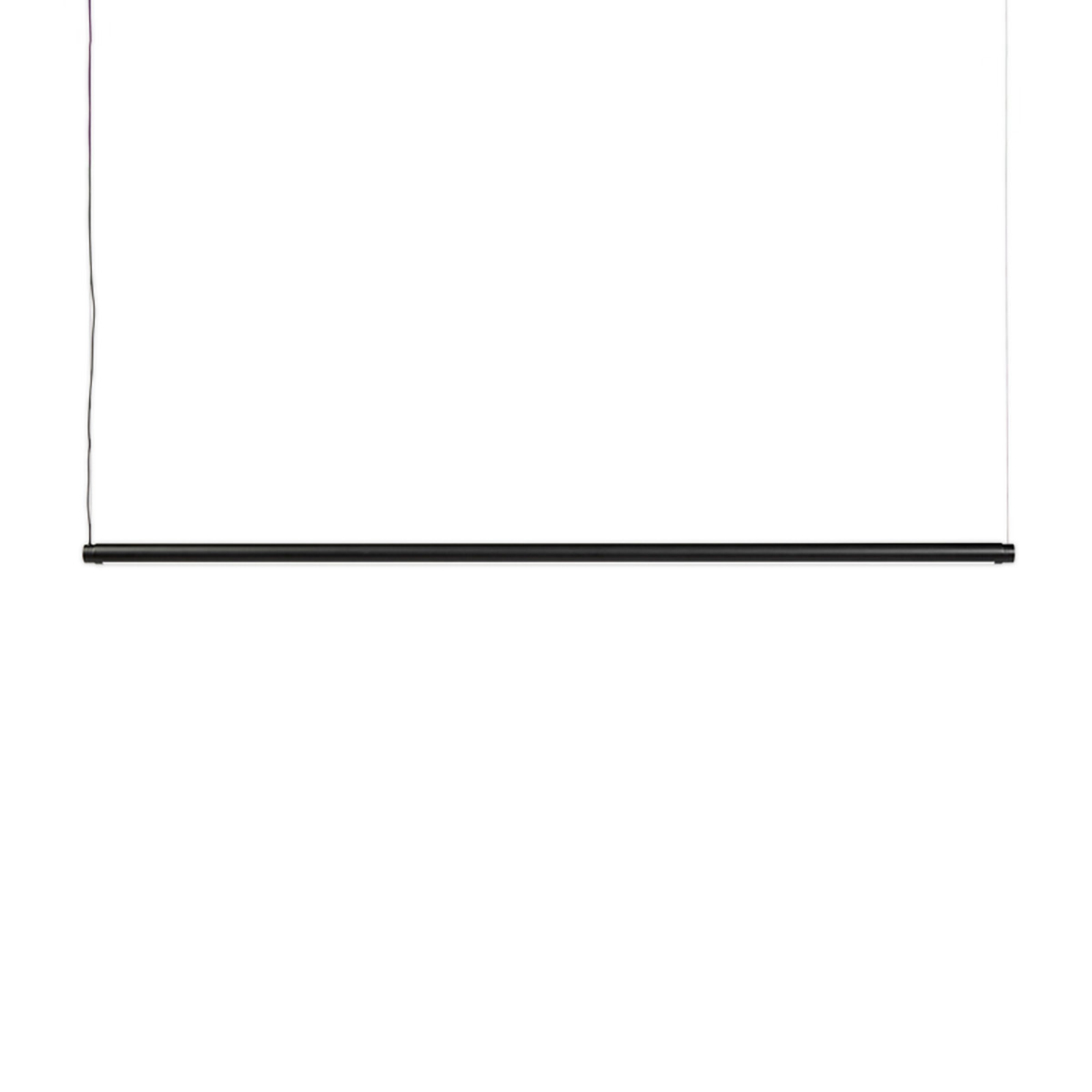 HAY Factor Linear LED-Hängelampe diffused, schwarz