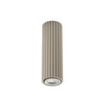 Carbon ceiling light, beige, height 20 cm, aluminium