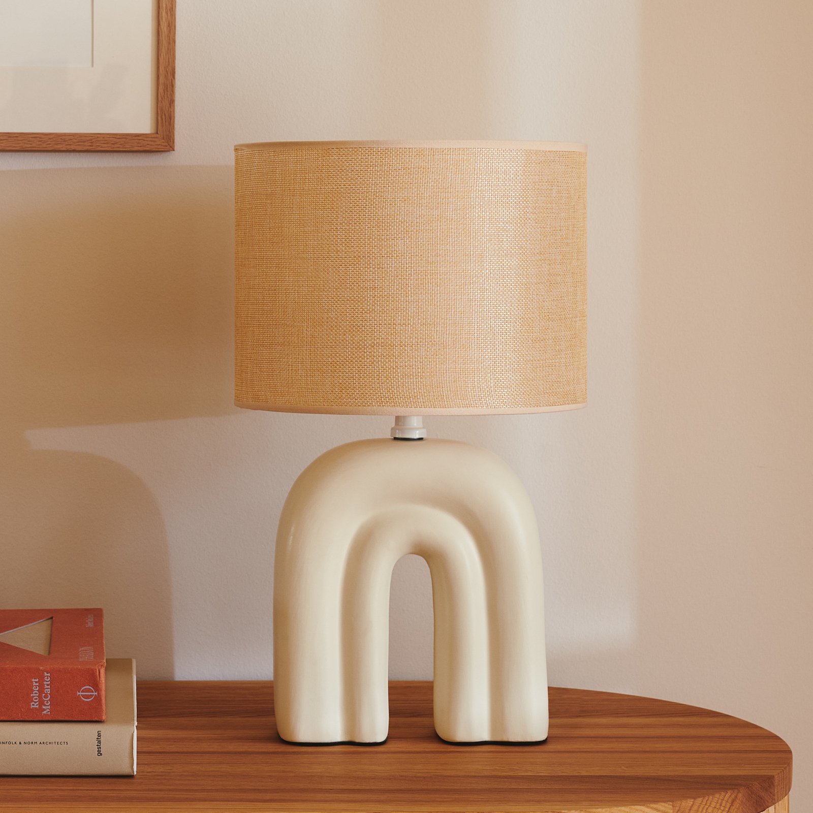 Haze Table Lamp Beige - Nordlux