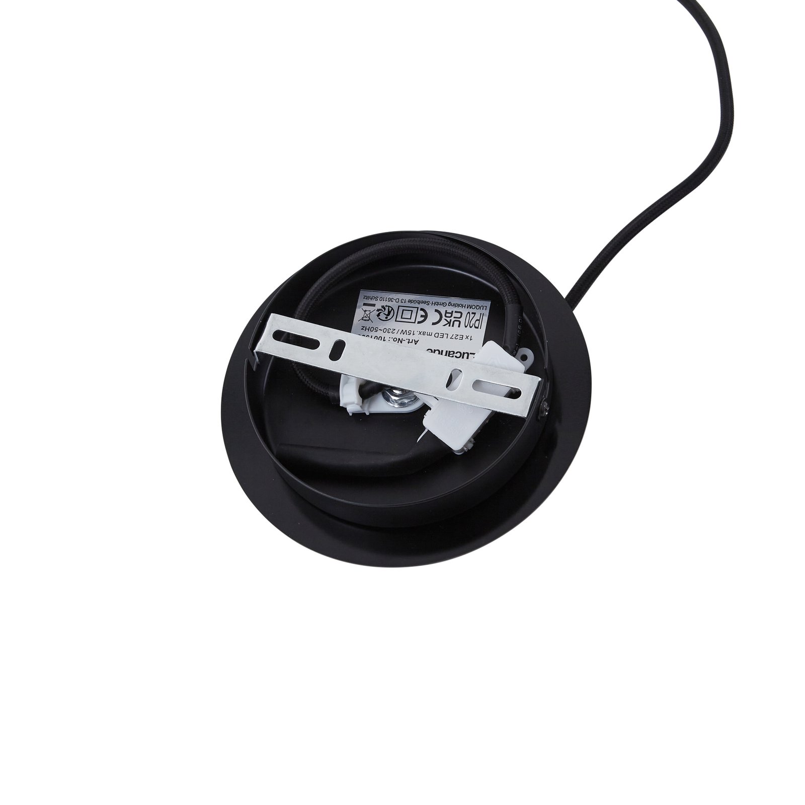 Eirian Pendant Clear/Black - Lucande