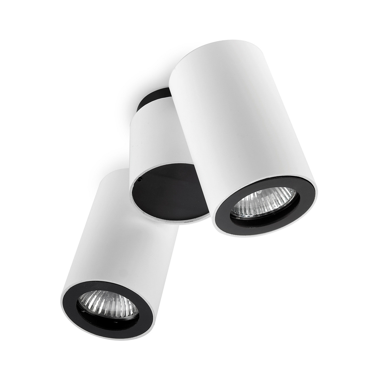 LEDS-C4 Pipe Deckenspot zweiflammig weiß-schwarz