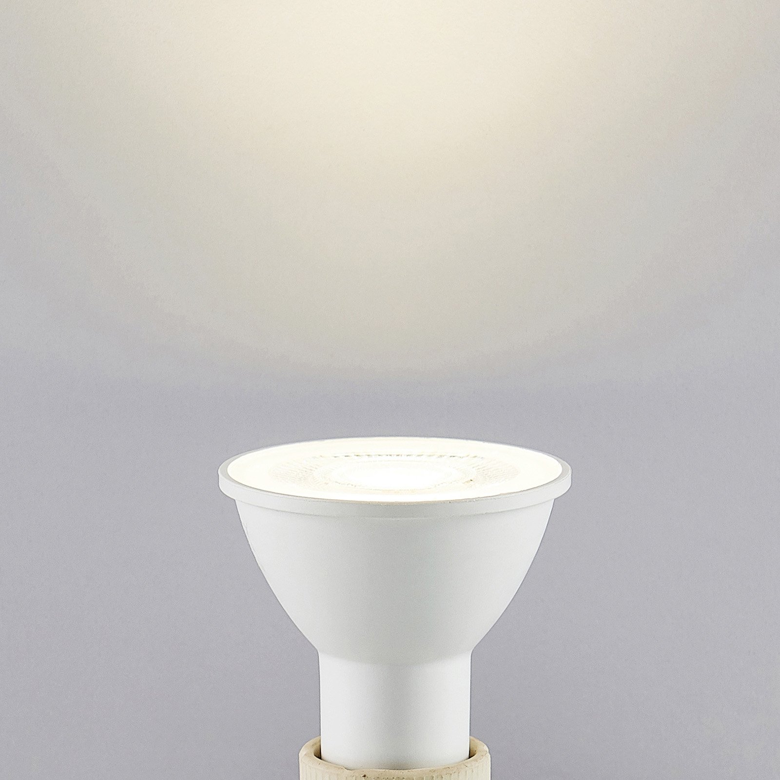 ELC reflector LED bulb GU10 5W 10-pack 4,000K 36°