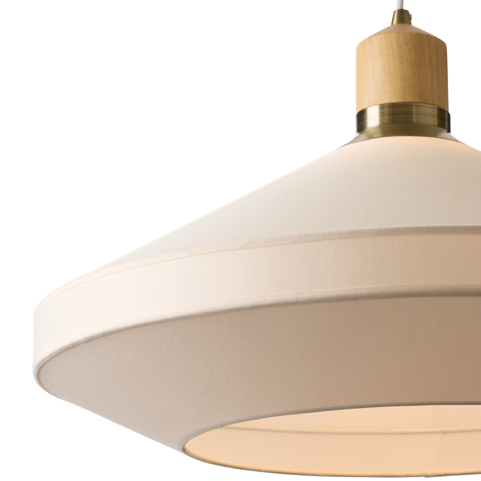 PARIS SOFT hanglamp, crème, textiel, Ø 40 cm - Halo Design PARIS SOFT hanglamp, crème, textiel, Ø 40 cm - Halo Design