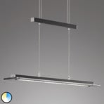 Suspension LED Tenso TW variateur, noire 88cm