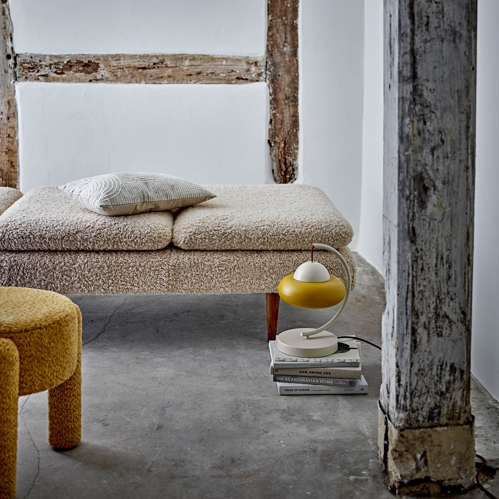 Bubble Tischleuchte, Metall, gelb, natur - BLOOMINGVILLE Bubble Tischleuchte, Metall, gelb, natur - BLOOMINGVILLE