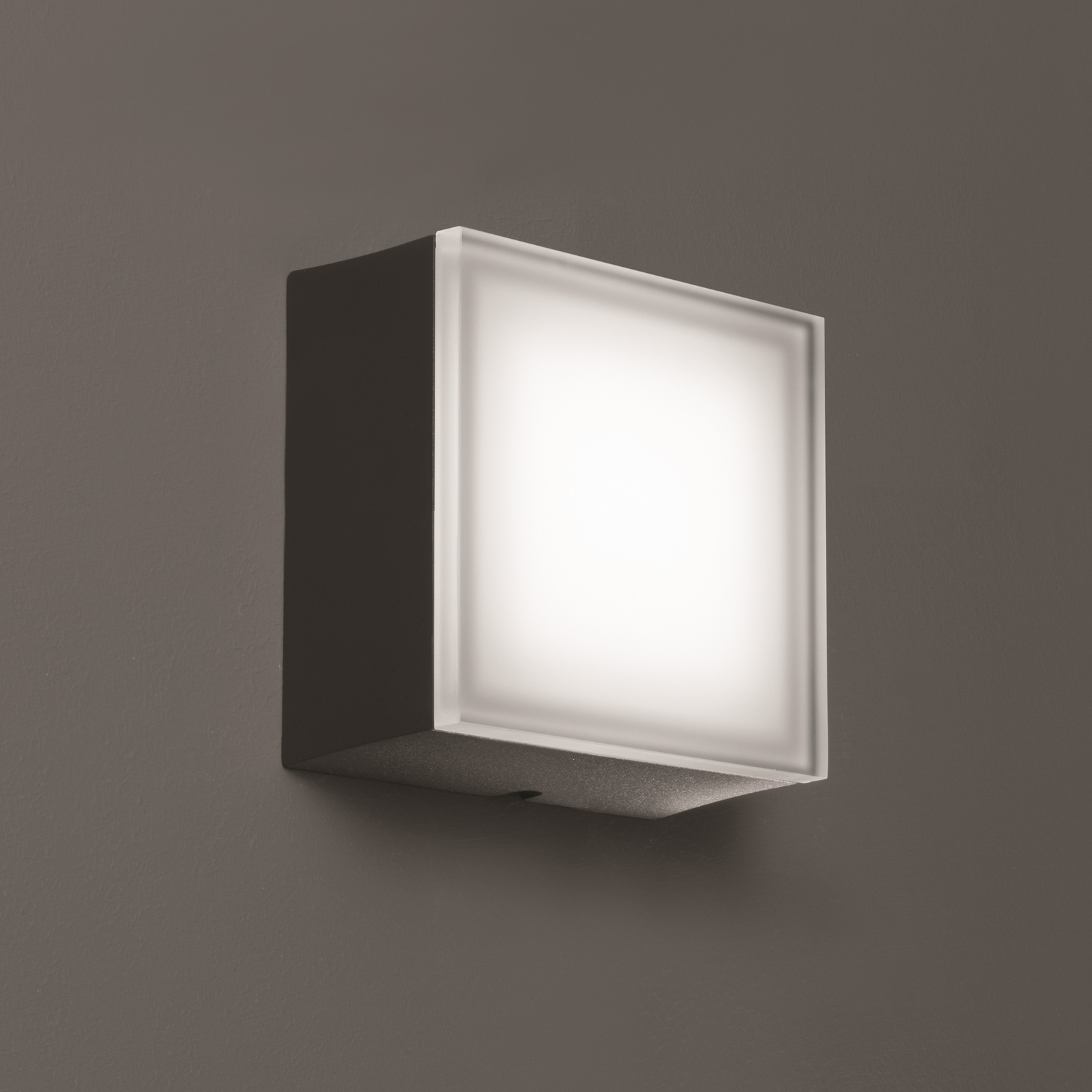 LED outdoor wall lamp 1425 graphite 12.5 x 12.5cm