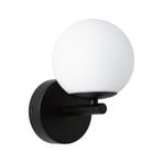 Gove LED Candeeiro de Parede IP44 3000K 400lm Matt Preto/Satin - Paulmann