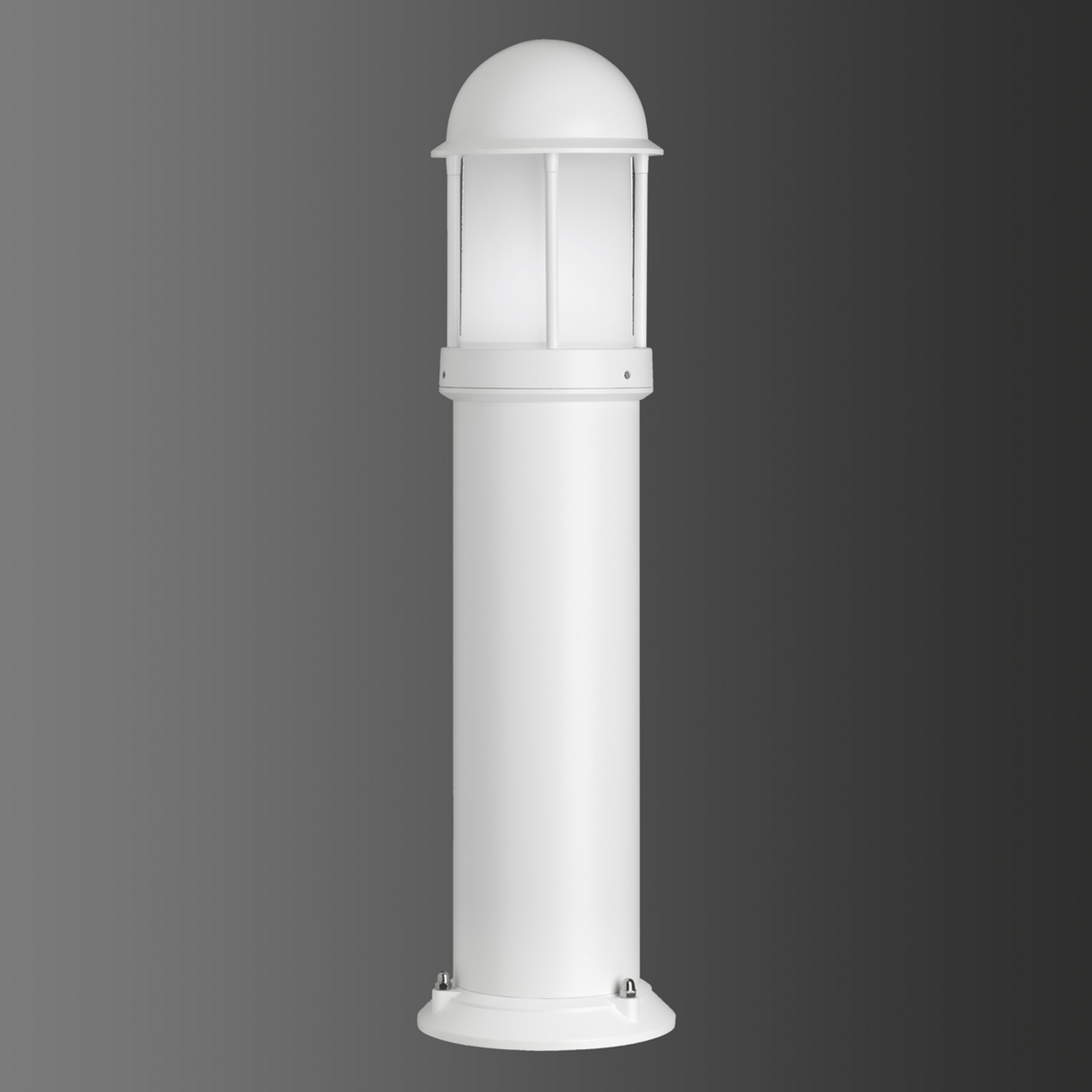 Borne lumineuse revêtue par poudrage Mason, blanc