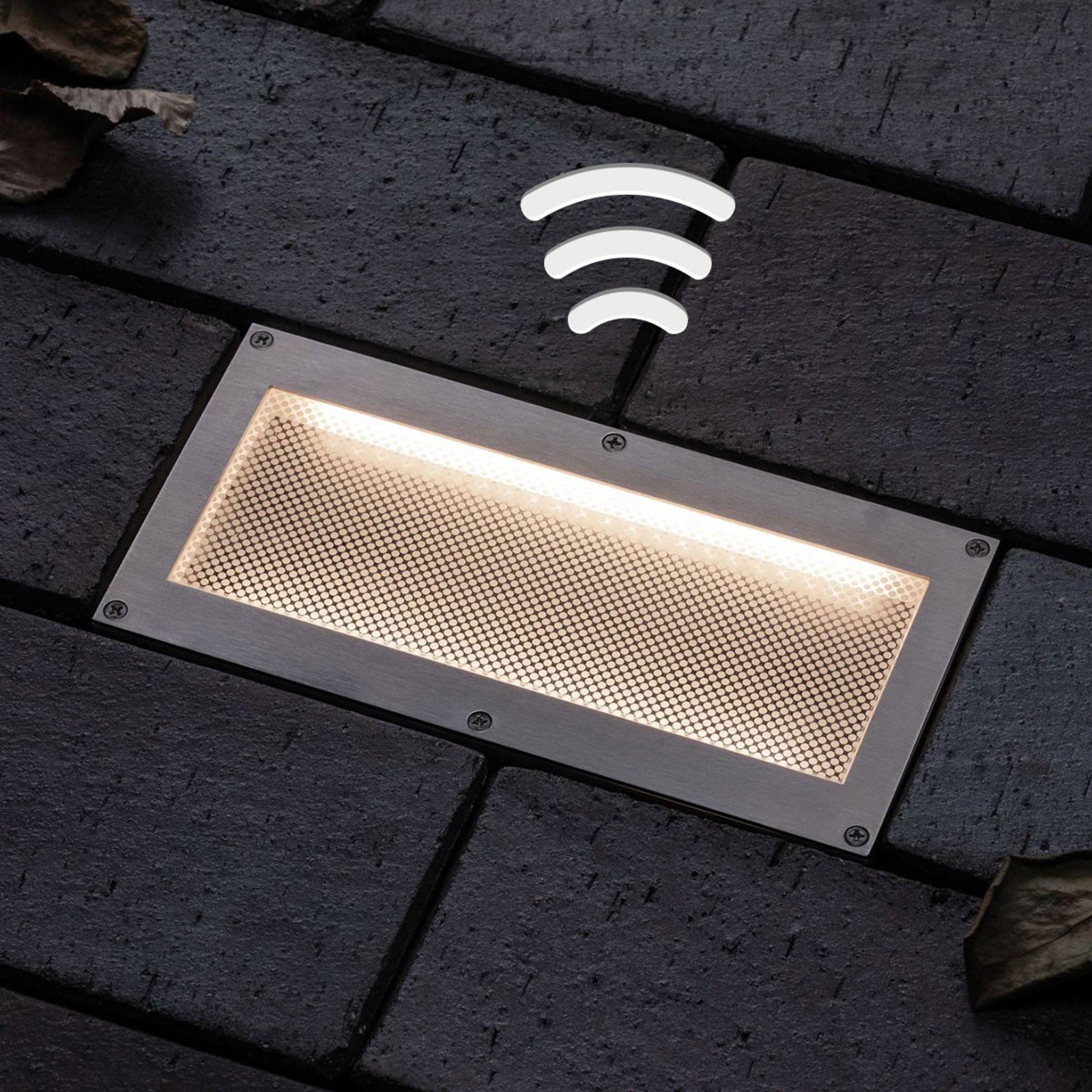 "Paulmann" LED saulės įleidžiamas grindų šviestuvas "Aron" 20x10cm