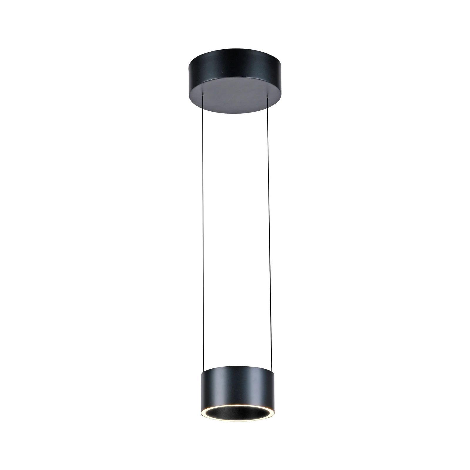 PURE Clipse LED függő lámpa, szürke, Ø 20 cm, CCT-fényerőszabályozó, 2 izzós
