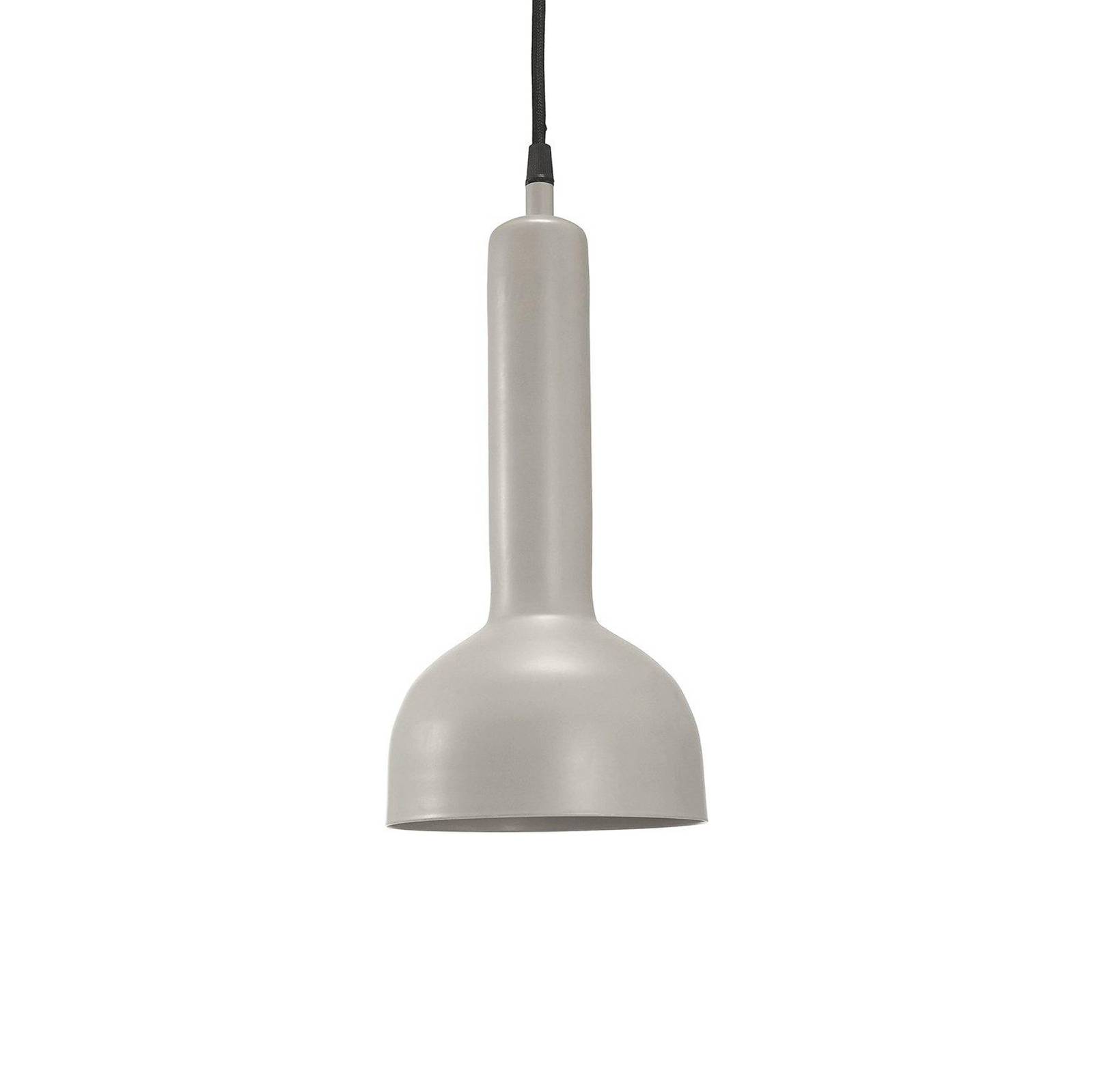 PR Home lampa wisząca Bainbridge, beżowa, Ø 15 cm metalowa wtyczka