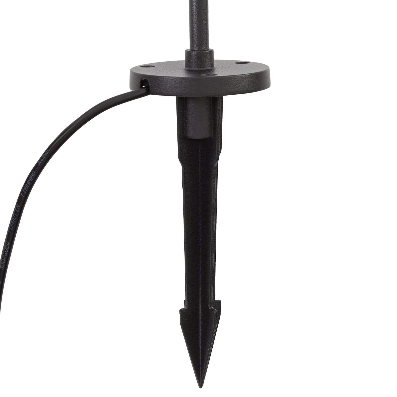 Lámpara LED con pica Soremi, negra, juego de 3 unidades, IP44 - Lindby