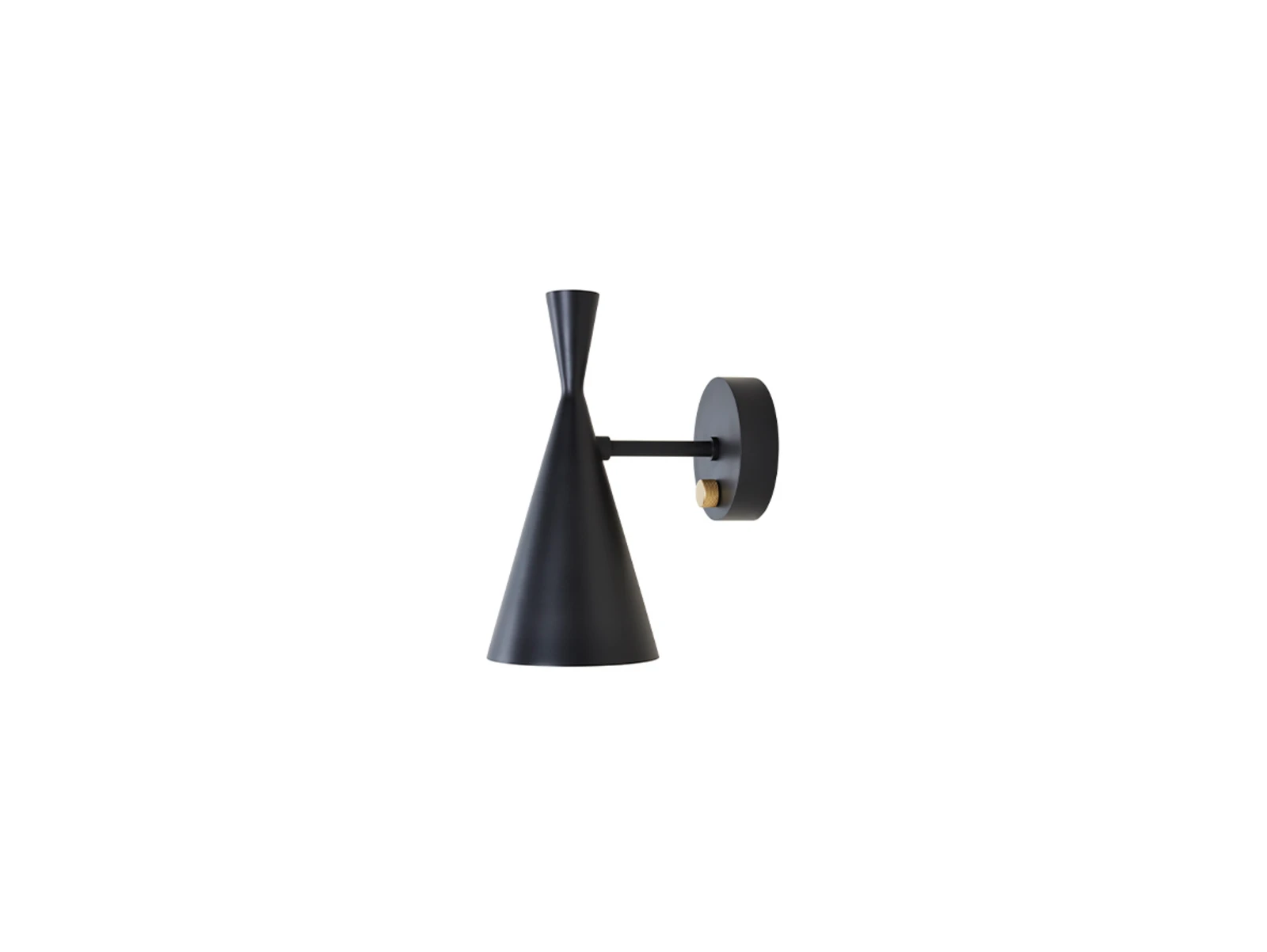Beat Wall Lamp Matt Black/Brass - Tom Dixon | Buy online
