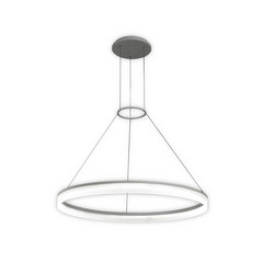 LEDS-C4 Lámpara colgante LED CIRC Round, Ø 100 cm, blanco, aluminio
