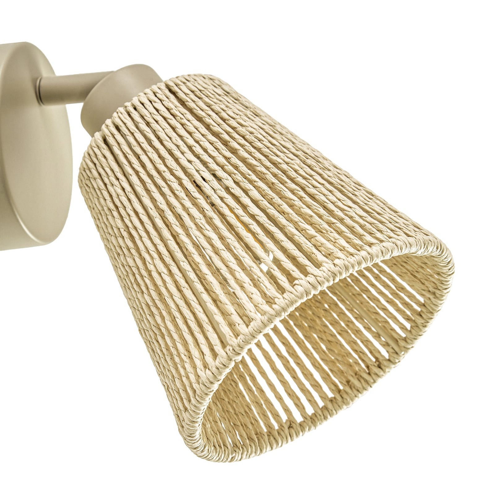 Anuva Wandspot, beige, Papier, 1-flammig, E14 - Lindby Anuva Wandspot, beige, Papier, 1-flammig, E14 - Lindby