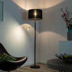 Paul Neuhaus Robin floor lamp with reading arm